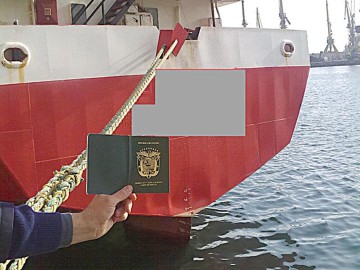 Sirian prins la Constanţa cu carnet fals de marinar